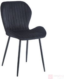Krzesło K1-FX Velvet Czarny, Czarny