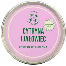 MYDLARNIA CZTERY SZPAKI Rozświetlający mus do ciała Cytryna