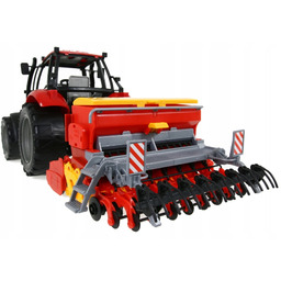 Traktor z Siewnikiem i Agregatem uprawowym Siewnik