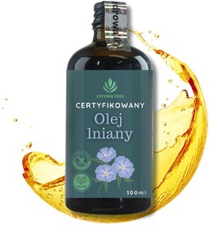 Certyfikowany olej lniany 100 ml