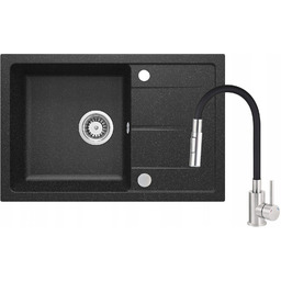 DEANTE ZRDG2113 Set: zlew granitowy zrd 2113 grafit