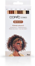 COPIC Ciao Marker Zestaw kolorów portretowych z 5