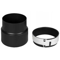 Stahl System przejście rura czarna komin ceramiczny 150/180