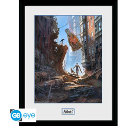 Plakat w ramce Fallout - Street Scene
