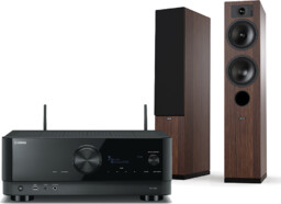 Yamaha RX-V6A (czarny) + Tesi 5 (mokka)