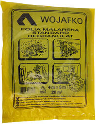 Folia malarska ochronna 4x5m regranulat Wojafko różne grubości