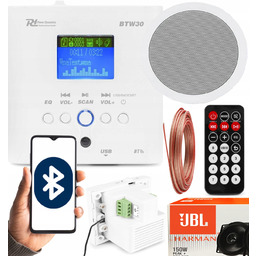 Sufitowy Zestaw Audio Głośnik Jbl Radio Bluetooth