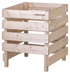 ATMOWOOD Kompostownik drewniany 60 60 70 cm otwarty