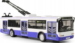 Trolejbus Czeski Autobus 28cm Niebieski Dźwięki
