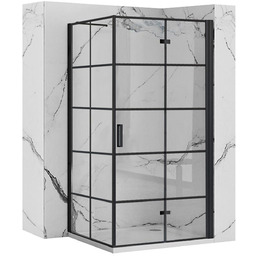 Rea Kabina prysznicowa Rea Molier Black 90x80