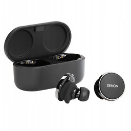 Denon PerL Pro Bezprzewodowe Czarne słuchawki douszne Bluetooth