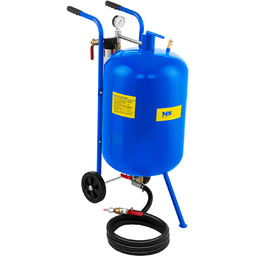 Mobilna piaskarka maszyna do piaskowania syfonowa na kółkach