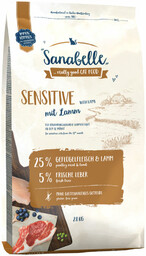 Sanabelle Sensitive, jagnięcina - 2 kg