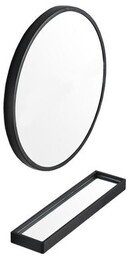 MUFART Lustro z półką 15099 średnica 80 cm
