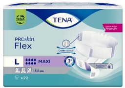 TENA Pieluchomajtki ProSkin Flex Maxi L, 22 szt