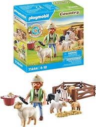 PLAYMOBIL Country 71444 Młody owczarz z owcami, border