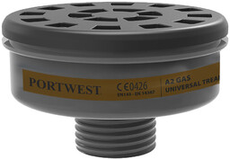 PORTWEST P906 FILTR GAZU A2 Z POŁĄCZENIEM UNIWERSALNYM