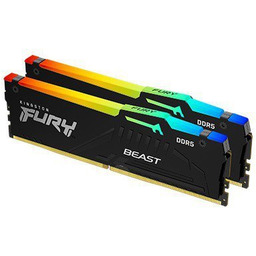 Kingston Pamięć DDR5 Fury Beast RGB 128GB(2*64GB)/5600 CL36