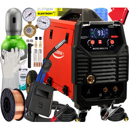 Spawarka Inwertorowa Migomat Półautomat Weldman Micro Mig 210
