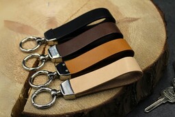 Skórzany brelok na klucze
