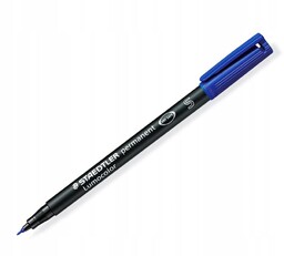 Foliopis marker niebieski permanentny do płyt zdjęć szkła