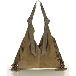 Torebka damska worek hobo bag skóra naturalna -