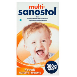 Multi-Sanostol Syrop wielowitaminowy dla dzieci, 300 g