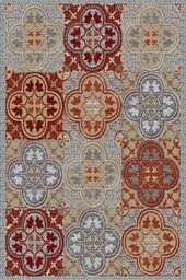 Dywan polski Agnella Basic Takt szary wełna 80x150