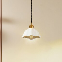 Lampa wisząca Lindby Annegret, Ø 18 cm, ceramika,