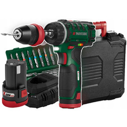 Parkside Wiertarko-wkrętarka Pbsa 12 E4 Aku i Ładowarka