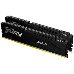 Kingston Pamięć DDR5 Fury Beast 128GB(2*64GB)/5600 CL40 czarna