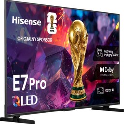 HISENSE Telewizor 55E77S PRO 55" QLED 4K 144