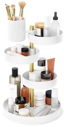 Umbra Pirouette organizer na kosmetyki obrotowy akrylowy złoty