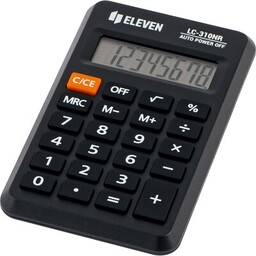 ELEVEN Kalkulator LC-310NR Zasilanie bateryjne, 3 pamięci