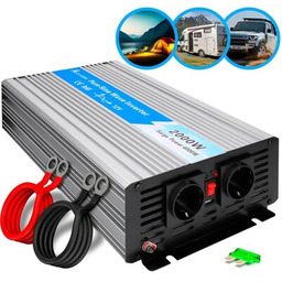 EXTRALINK Przetwornica 12V na 230 2000W/4000W Modyfikowana sinusoida