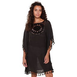 Tunika plażowa 7222 czarna