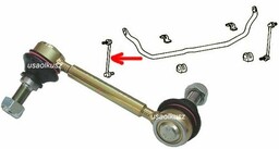 Łącznik stabilizatora tylnego lewy M12 Saab 9-7X 2005-2009