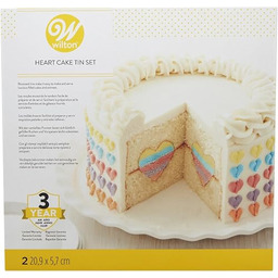 Wilton Heart Tasty-Fill Pan zestaw foremek do pieczenia