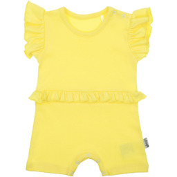 Dziewczęcy rampers żółty Nicol r.74