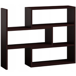 Regał rozsuwany Irek wenge otwarty szafka półka Per