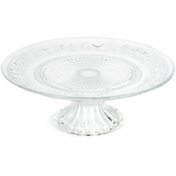 Patera na tort szklana na nóżce 25 cm