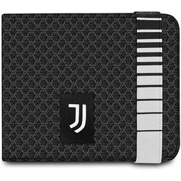 Seven Juventus elastyczny portfel, czarny, przegródki na banknoty