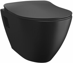 PAULA WC wiszące, 35,5x50cm, czarny mat TP325-51SM