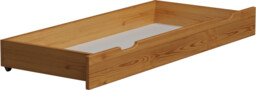 Szuflada pod łóżko sosnowa 150cm olcha