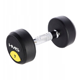 Hantla gumowana Sztangielka ciężarek 7kg Hg Pro Hms