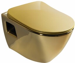 PAULA WC wiszące, 35,5x50cm, złoto TP325-AK00