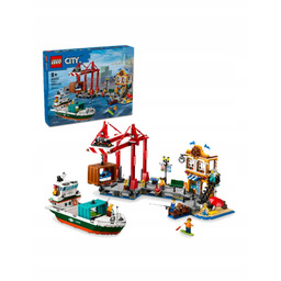 Lego City Nadmorski port ze statkiem towarowym 60422