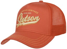 Czapka Trucker Since 1865 by Stetson, koralowy, One