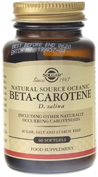 Solgar Naturalny Beta-Karoten 7 Mg Pro-Witamina A 60