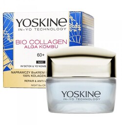 Yoskine Bio Collagen 60+ Bio-Krem naprawczy przeciw głębokim